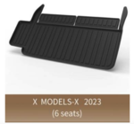 Коврик в задний багажник для Tesla Model X Plaid 2023 6 местный A56-0012