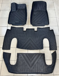 Комплект ковриков в салон для Tesla Model X (6 местный) TSL21031503