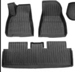 Комплект ковриков в салон Vertical Stripe Leather для Tesla Model 3 21-22 TSL23032701